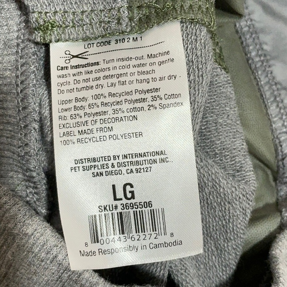 REDDY Dog Windbreaker Sports Color-Block Dog Hoodie - Picture 4 of 9